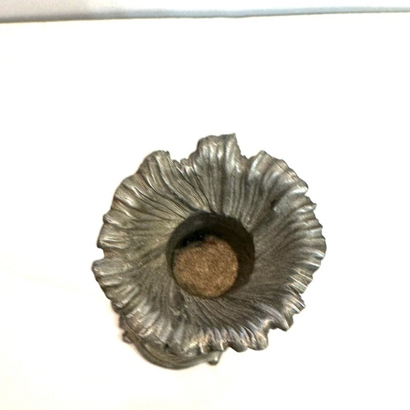 SEAGULL CANADA PEWTER CANDLE STICK HOLDER SIGNED BY ETAIN ZINN 1994 - Picture 5 of 8